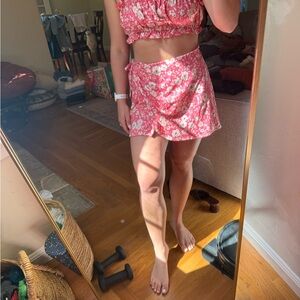 RESA wrap mini skirt